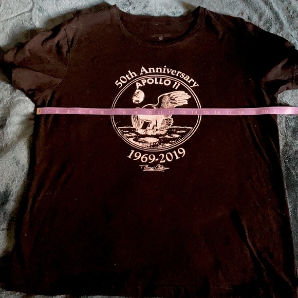Apollo XI 11 50th Anniversary Eagle Moon Landing Buzz Aldrin Insignia Tee - Picture 8 of 16